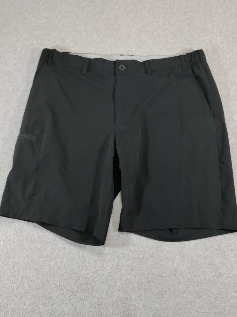 Drake Traveler Trek Shorts Mens Large 9 Inseam Black Quick Dry Outdoor